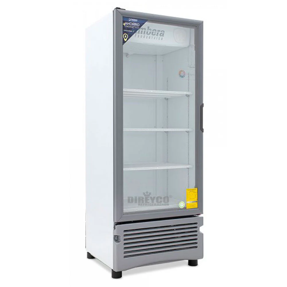 Imbera Vr17 1024175 Refrigerador Vertical 1 Puerta Cristal Luz Led 115 V. 1/4 HP