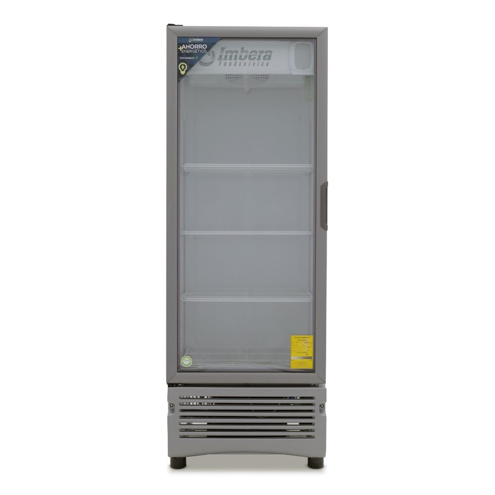 Imbera Vr20 1023702 Refrigerador Vertical 1 Puerta Cristal Luz Led 115V. 1/3 HP