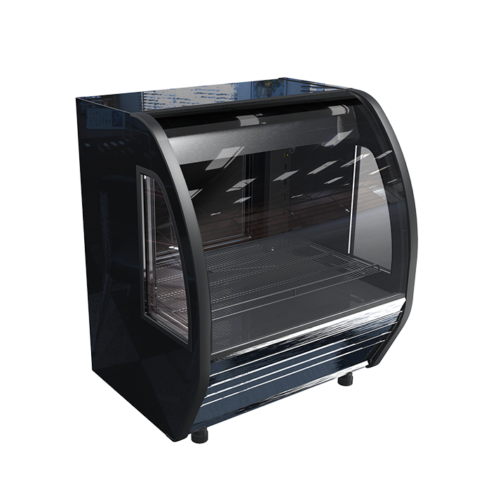 Vitrina 1 metro Color Negro BHS10-F2 IMBERA