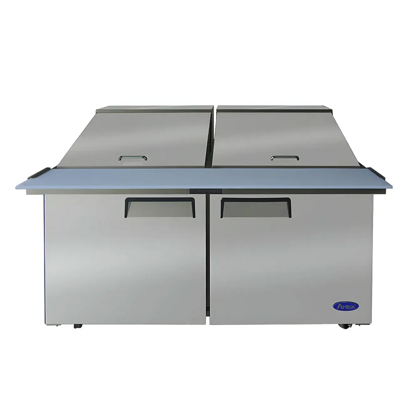 MESA REFRIGERADA DE PREPARACIÓN 2 PUERTAS 60" MEGATOP