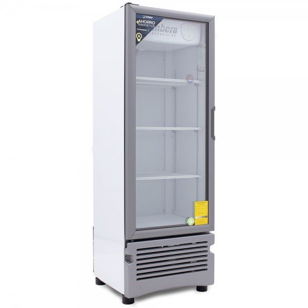 Imbera Vr12 Refrigerador Vertical 1 Puerta Cristal Luz Led