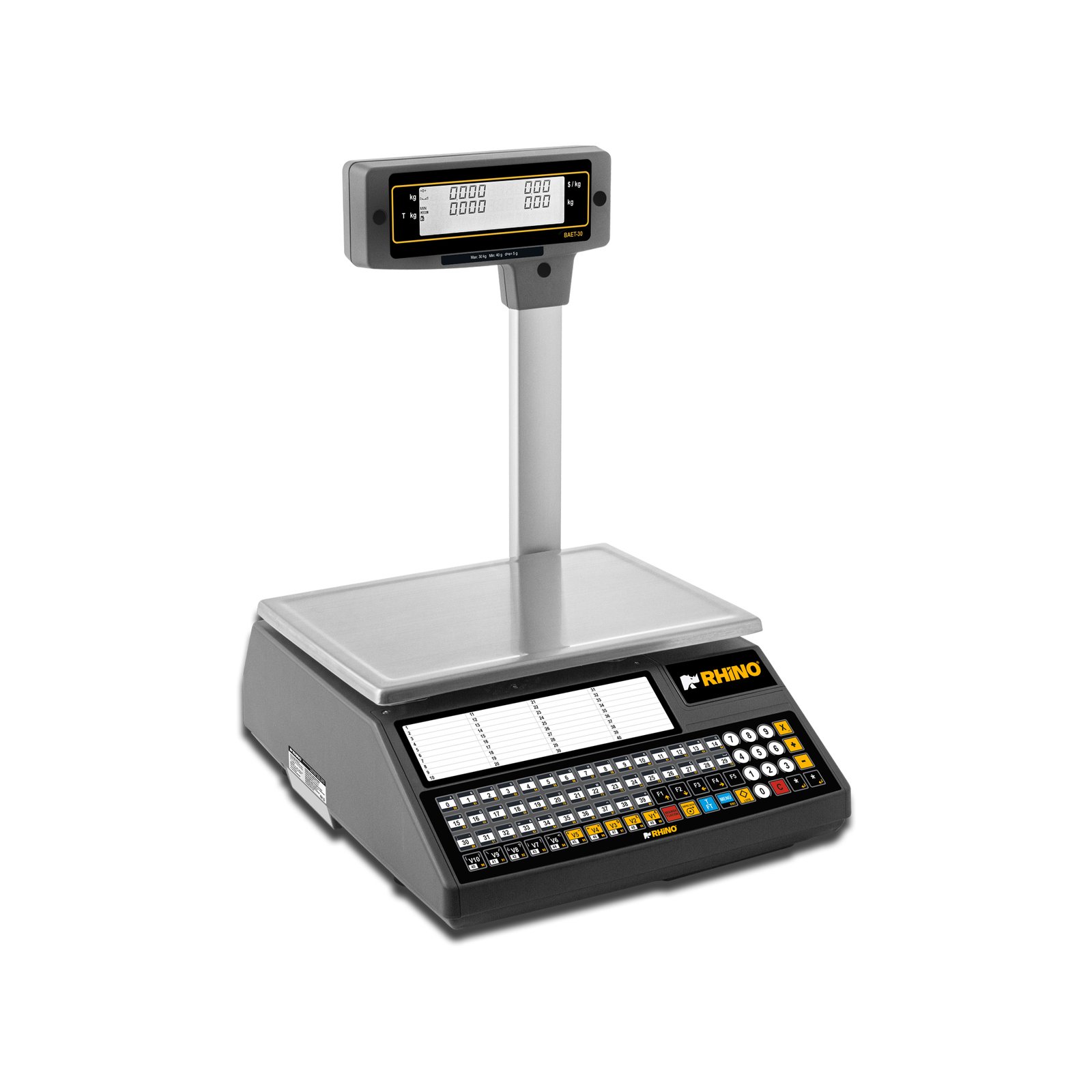 Bascula Etiquetadora 30 Kg Rhino BAET-30