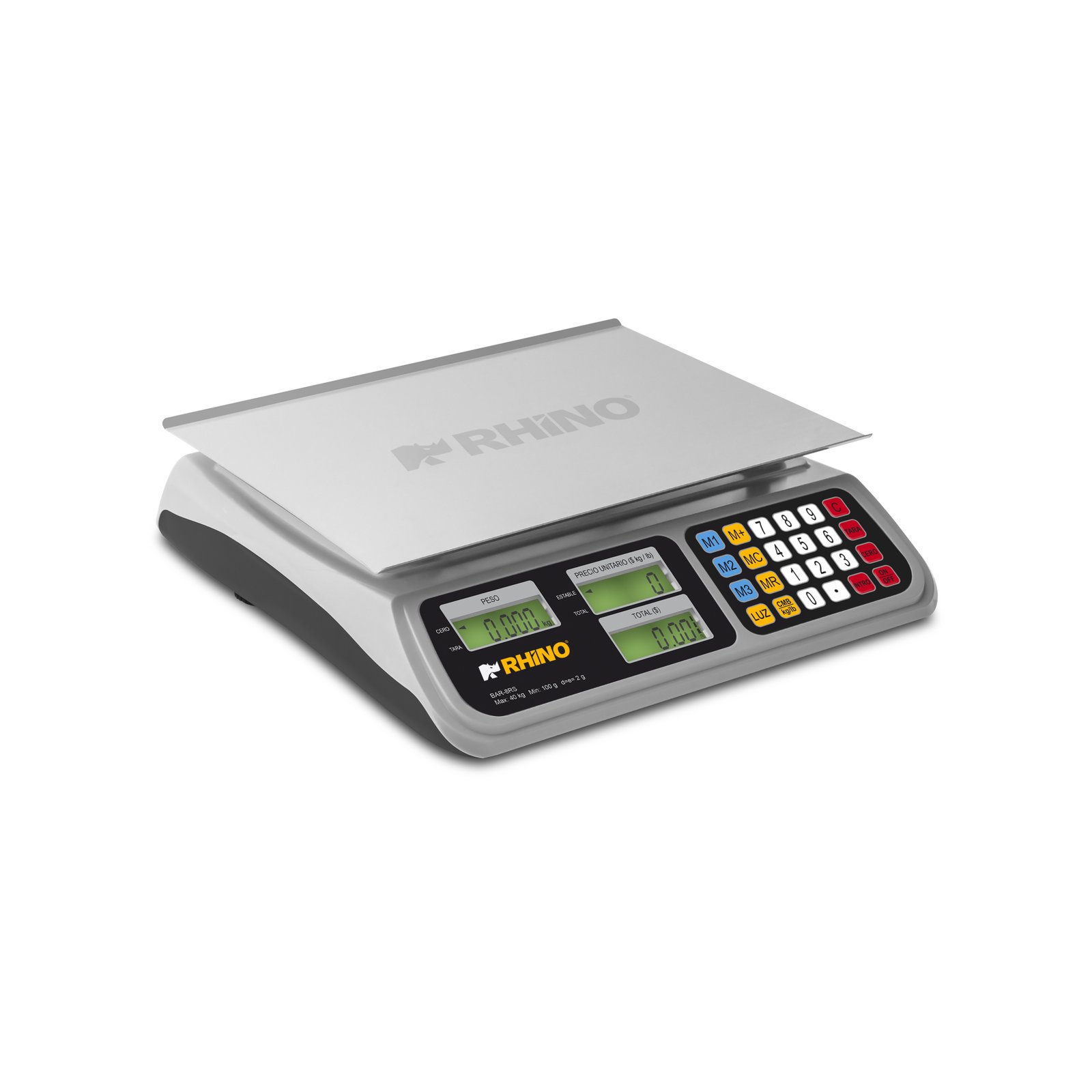 Bascula Comercial 40 Kg Rhino BAR-8RS