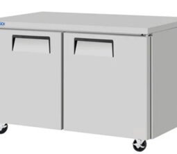 Mesa Refrigeradora Bajo Barra 2 Puertas Solidas, 16.86 Pies cubicos MRBBS-60-2S