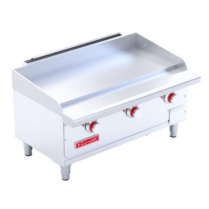 Plancha A Gas 3 Quemadores Tubulares Coriat CH-3 PETIT DE MESA 26010711
