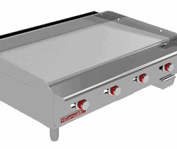 Plancha a gas, con 4 quemadores tipo, placa de 3/4" de espesor CORIAT CV-4 MASTER 26010411