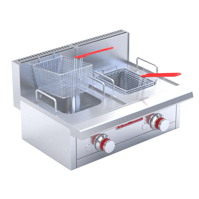 Freidora De Mesa a Gas 2 Tinas 3L C/U Coriat FC-10-D PETIT 200103111