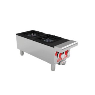 Parrilla a Gas Vertical 2 Quemadores Octagonales, 1 Parrilla Superior Coriat PCV-2 MASTER DE MESA