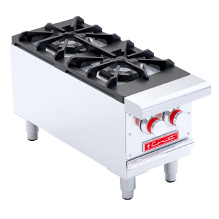 Parrilla a Gas, 2 Quemadores Octagonales, 1 Parrilla Superior Coriat PCV-2 HD DE MESA 25010911