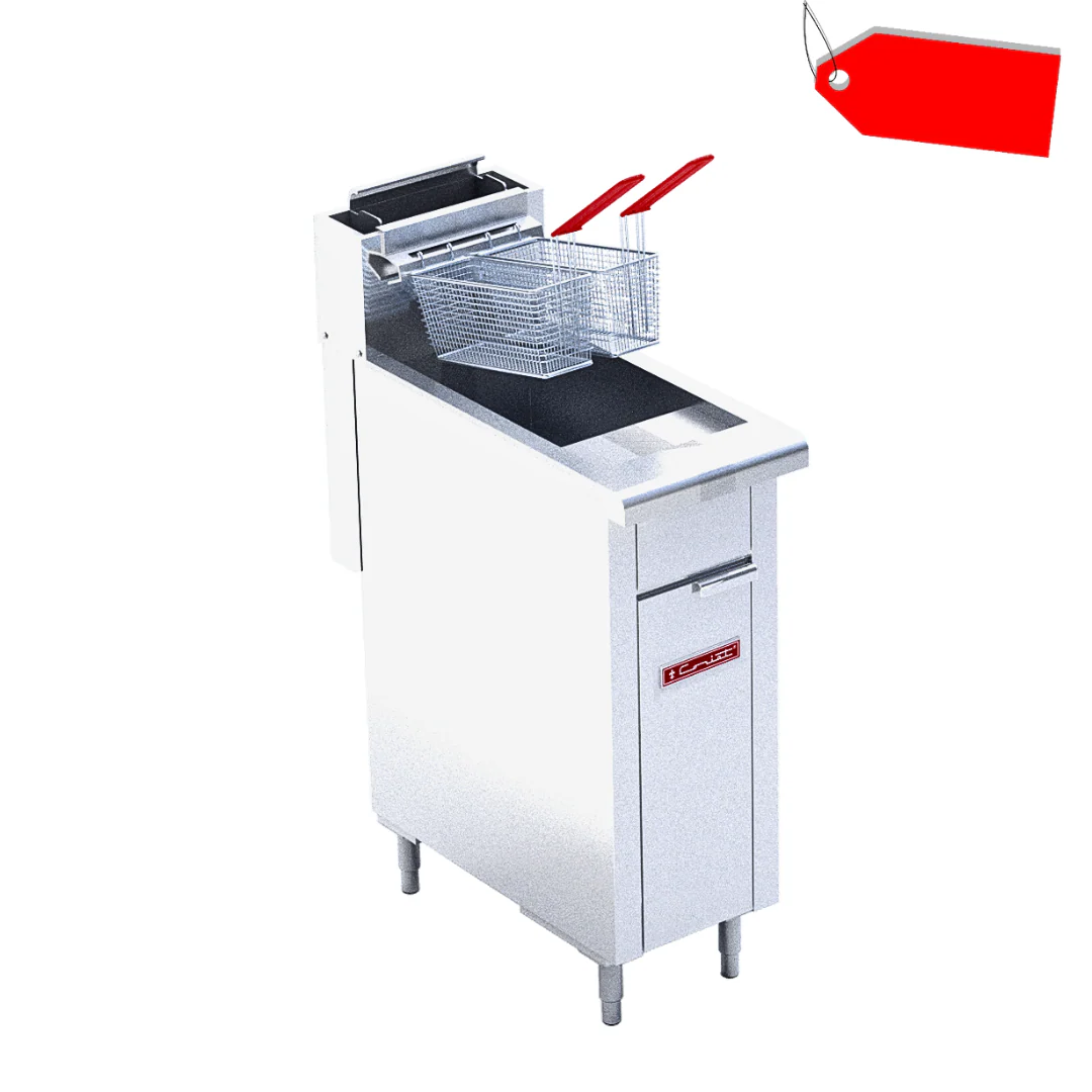 FREIDORA A GAS 2 QUEMADORES CORIAT TURBO-16-2Q MASTER 20011011