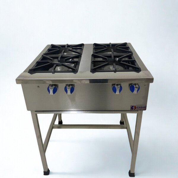 Estufa 4 quemadores  60*70*90