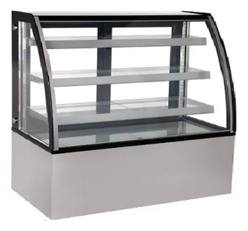 Vitrina Refrigerante De Vidrio Curvo Gd-vfg-pc-150-3