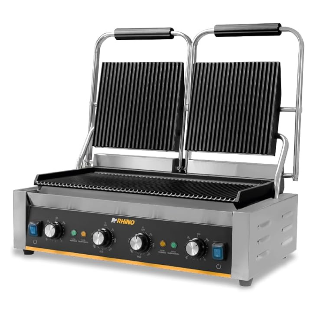 Plancha Panini Doble Parrilla Rhino PLANPA-3600