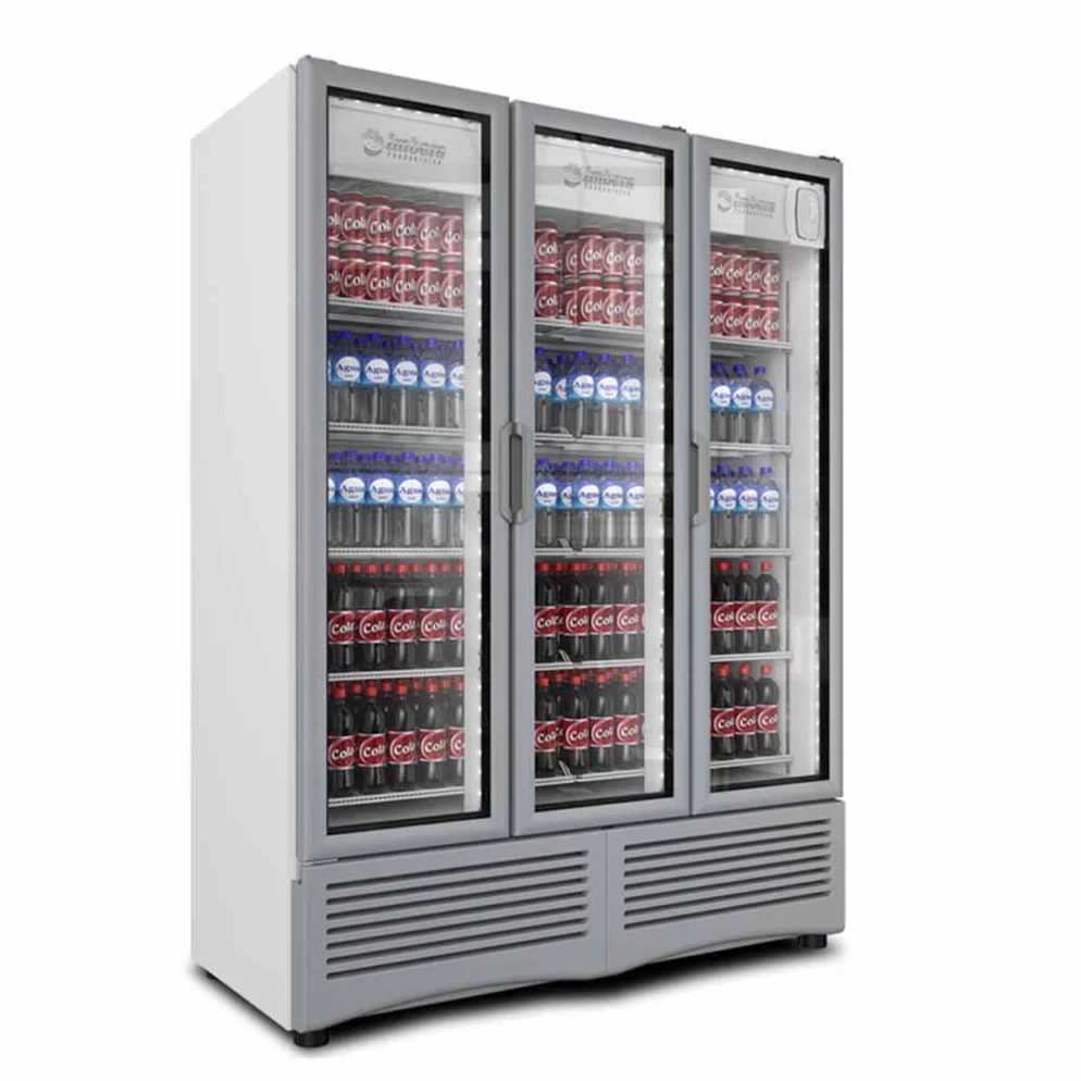 Imbera G342 2P 1023306 Refrigerador Vertical 2 Puertas Cristal Luz Led