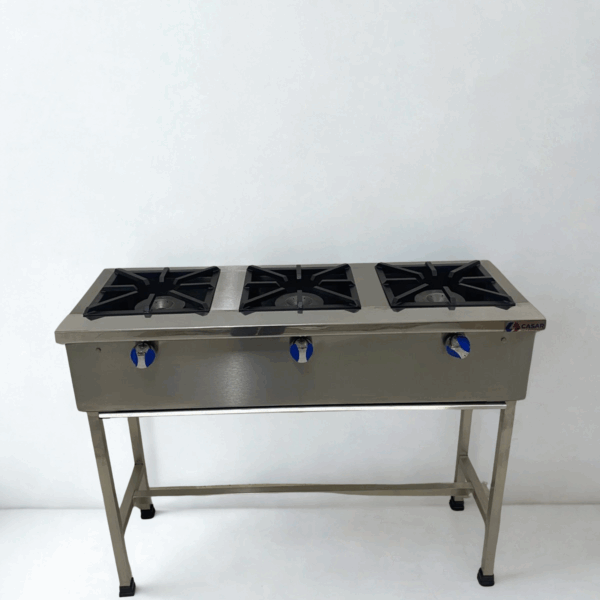 Estufa lineal 3 quemadores 114*43*90