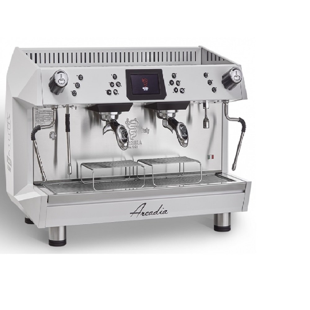 MAQUINA PARA CAFE ARCADIA LCD 220V SS BLANCA
